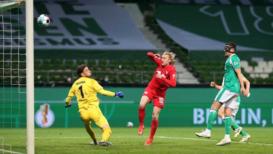 Leipzig garante final da Taça da Alemanha com golo aos 120'+1