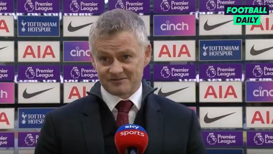 Treinador do Manchester United sobre o alegado número excessivo de vezes que os jogadores do Tottenham se jogaram para o relvado