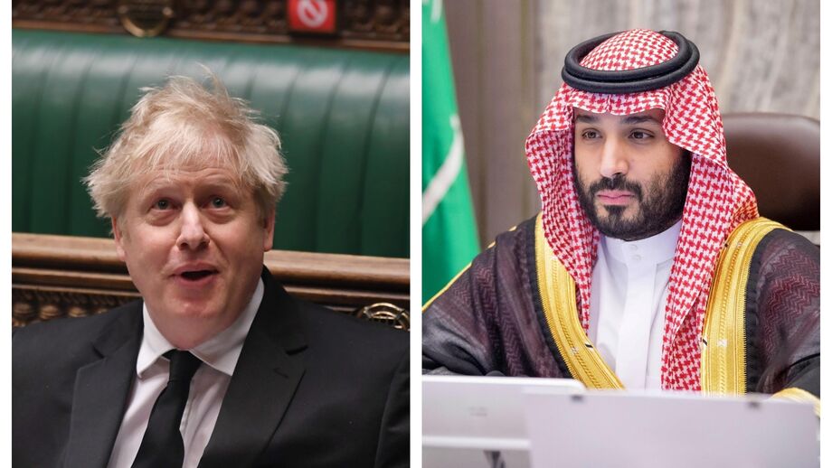 Boris Johnson - Mohammed bin Salman