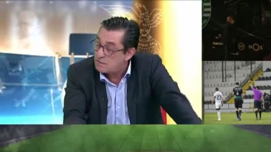 Comentador da CMTV reage aos lances mais polémicos no São Luís