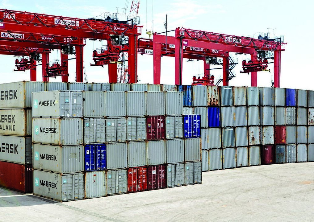 exportaçoes, contentores