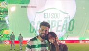 Maria Madalena Galeão: 'O meu campeão nacional a fazer história! Orgulho que não cabe em mim #ondevaiumvãotodos sempre do teu lado amor'