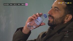 Rúben Amorim e a lágrima no canto do olho: «Gostava de dizer outra coisa mas é alergia»