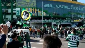 As impressionantes imagens de Alvalade a três horas do jogo com o Boavista