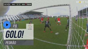 Depois de marcar na baliza certa, Pedrão fez autogolo e o empate no Nacional-Benfica
