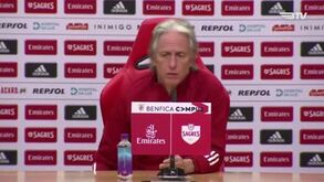 Jorge Jesus: «Segundo lugar? Matematicamente é possível, mas é extremamente difícil»