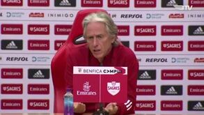 Jorge Jesus: «Obrigatório vencer o dérbi? Nós corremos pelos três pontos, não é por aí»