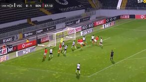 Solto de marcação, Seferovic bisou assim no V. Guimarães-Benfica