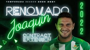 Joaquín renova contrato com Betis até 2022