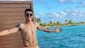 Porro em férias de sonho nas Maldivas