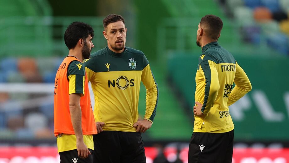 O onze do Sporting para o jogo com o Nacional