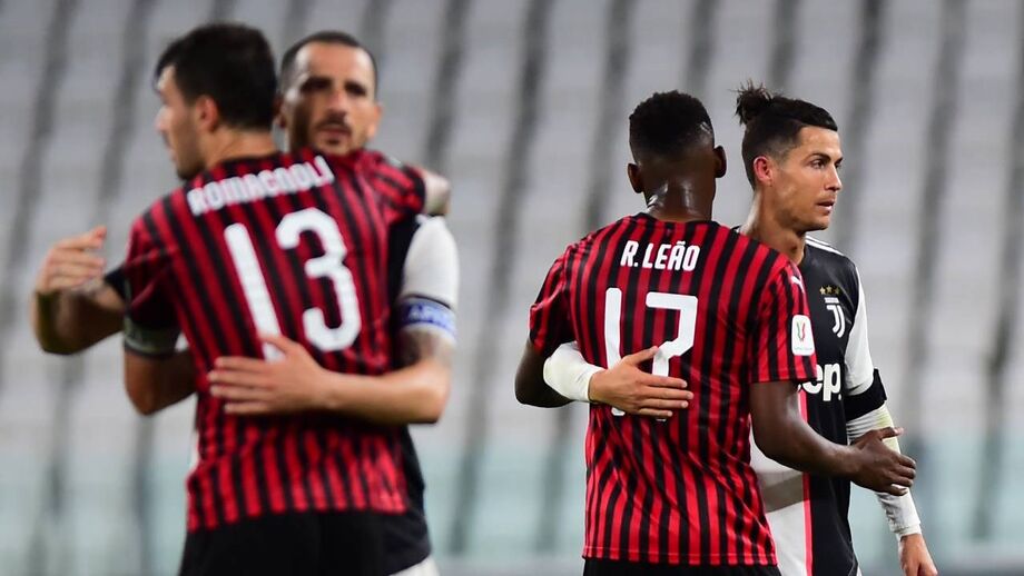 Juventus-Milan: portugueses à procura do lugar de 'prata'