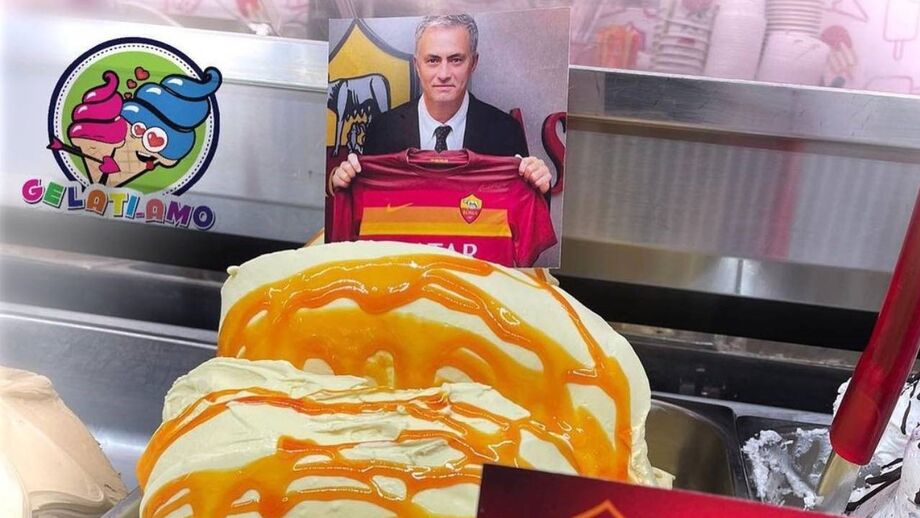 Mourinho dá nome a gelado em Roma: 'Special One' tem sabor cítrico e é de chocolate branco