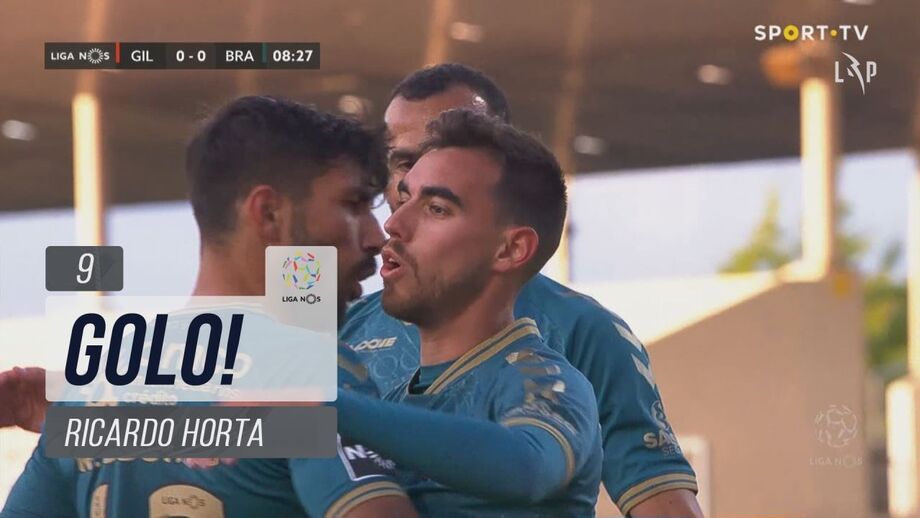 Sp. Braga entrou com tudo em Barcelos e Ricardo Horta fez o 1-0 neste lance