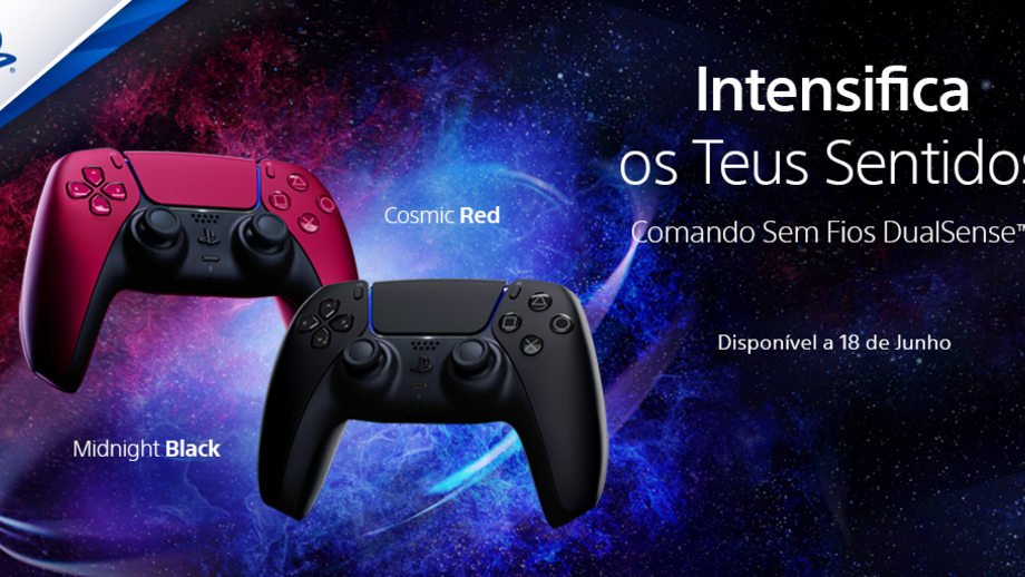 Comando sem fios DualSense estará disponível em novas cores