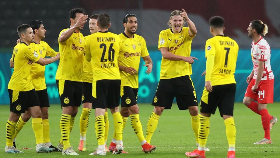 Borussia Dortmund goleia RB Leizpig e conquista Taça da Alemanha