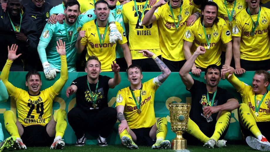 RB Leipzig-Borussia Dortmund, 1-4: sorrisos amarelos na festa da Taça