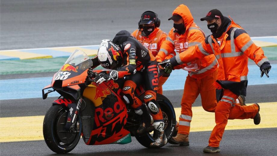 MotoGP: Miguel Oliveira abandonou GP de França e viu Jack Miller sorrir no final