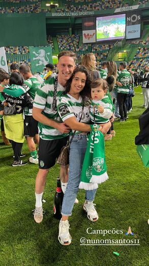 Diana Ribeiro: «Campeões! Que orgulho amor»