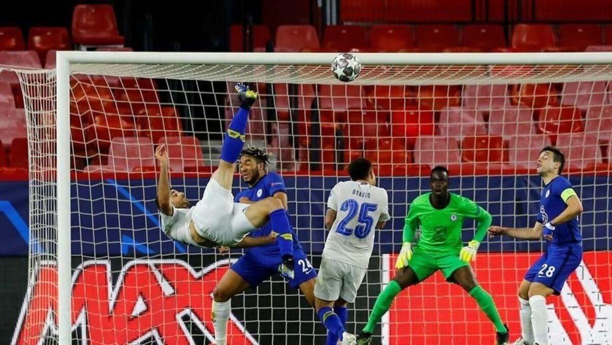 O fantástico pontapé de bicicleta de Taremi no Chelsea-FC Porto, a fazer  lembrar Cristiano Ronaldo - Liga dos Campeões - Jornal Record