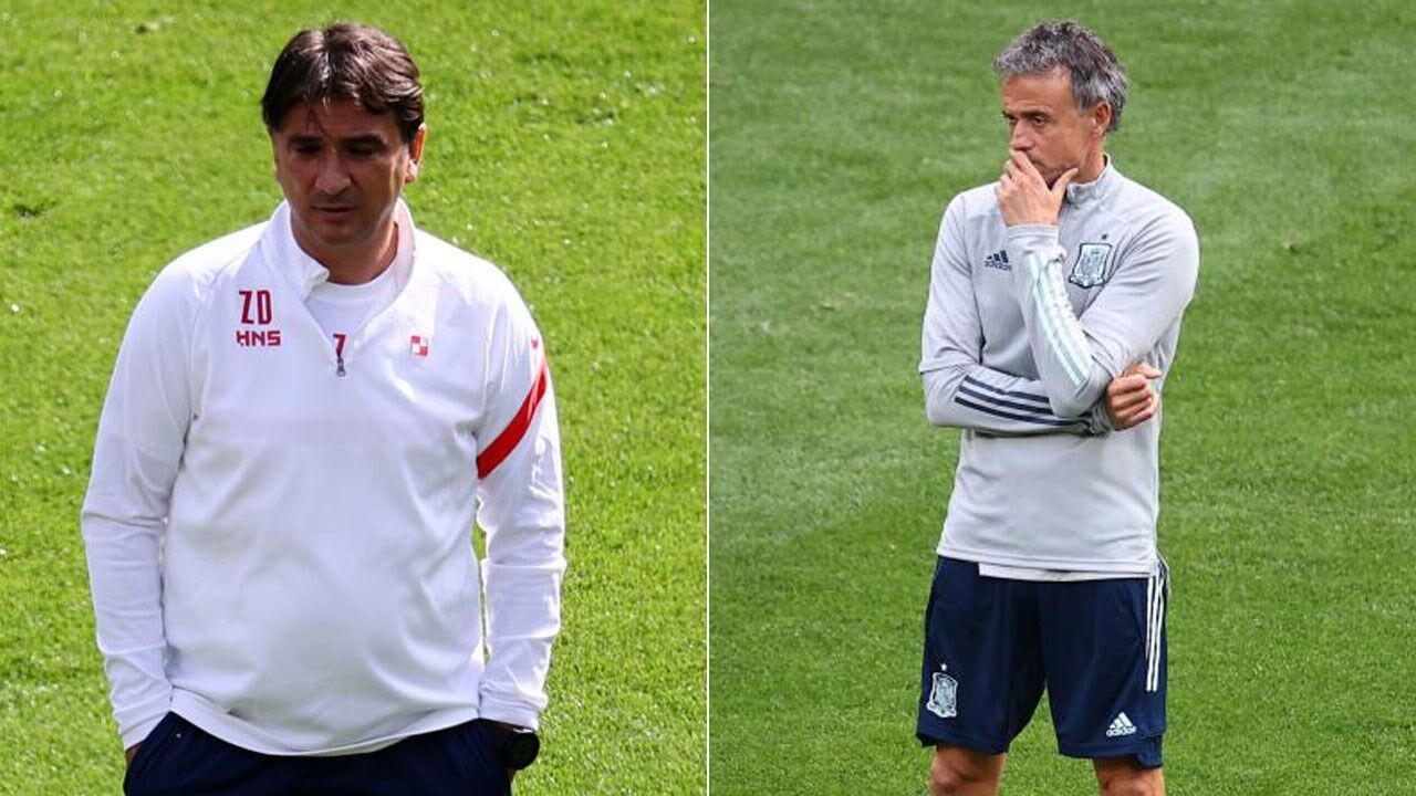 Zlatko Dalic e Luis Enrique