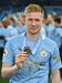 Médio-centro: Kevin de Bruyne (Manchester City)