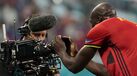 Lukaku não esquece Eriksen no momento dos festejos do golo apontado à Rússia		