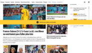 'Le Parisien' - 'Estes bleus não mereciam avançar'