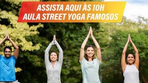 Record Lisboa Fit: transmissão em direto da aula de street yoga famosos