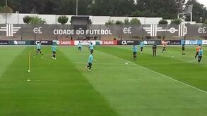 «Mais rápido!»: Seleção treina circulação de bola com 'afinações' pelo meio