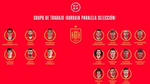 Mais onze jogadores dos sub-21 chamados para a 'bolha' da seleção de Espanha