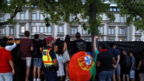 Hino nacional e uma 'lembrança' do Euro'2016 na receção de Portugal em Budapeste