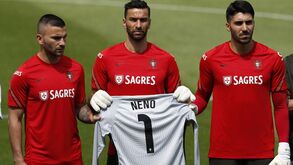 A emocionada homenagem da Seleção Nacional a Neno