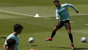 As imagens do primeiro treino de Portugal em Budapeste