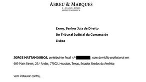 Leia aqui a ação judicial para destituir Vieira interposta por Jorge Mattamouros