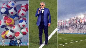 Do 'show' pirotécnico à atuação de Andrea Bocelli: foi assim a cerimónia de abertura do Euro