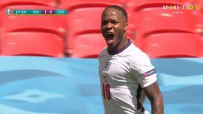 O golo de Sterling que deu a vitória à Inglaterra na estreia no Euro'2020