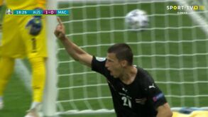 Áustria adiantou-se frente à Macedónia do Norte com golaço à Ibrahimovic