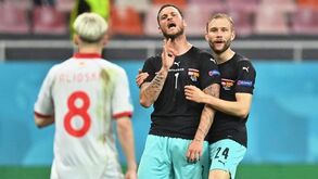 UEFA abre inquérito a Arnautovic por gesto no jogo entre Áustria e Macedónia do Norte