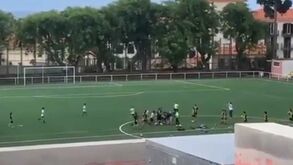 Pancadaria em jogo de sub-11 na Madeira: árbitro acaba por ser agredido