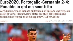 «Ronaldo não chega»: a derrota da Seleção Nacional vista lá fora