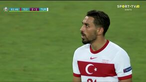 Irfan Kahveci salvou a 'honra' da Turquia no Euro'2020 com este grande golo