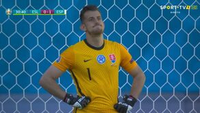 Guarda-redes da Eslováquia marcou na própria baliza num dos golos mais insólitos do Euro'2020