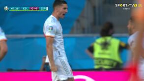 Ferran Torres marcou de calcanhar e deu contornos de goleada ao Eslováquia-Espanha