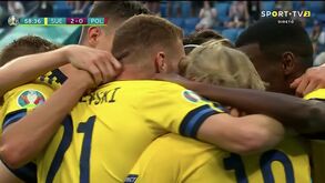 Suécia-Polónia: Kulusevski arrancou pela direita e Forsberg tratou do resto