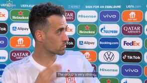 Busquets em lágrimas durante a flash interview: «Passei mal, sem saber se iria voltar»