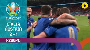 Jogo com três golos... todos no prolongamento: o resumo do Itália-Áustria