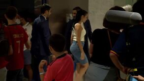 Georgina Rodríguez e o consolo a Cristiano Ronaldo na hora do adeus
