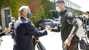 Marcelo Rebelo de Sousa deu apoio à Seleção: Presidente recebeu a equipa na Cidade do Futebol