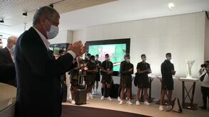 Com direito a receção (e incentivo) do Presidente da República: assim foi a chegada da Seleção Nacional a Lisboa 